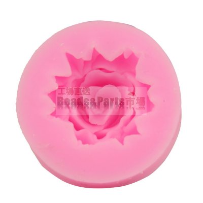 シリコンモールド 花 ピンク 35x35x15mm【2ヶ】