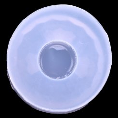 シリコンモールド手製小鉢皿水晶 半クリア 70x20mm【2ヶ】