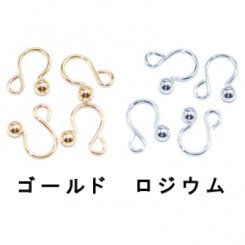 ノンホールピアス 8×10mm 2ペア（4個入）