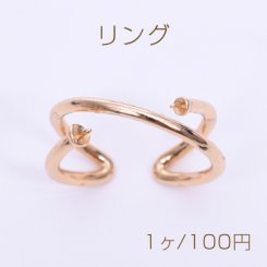 リング 指輪 デザインリング 両側芯立付き【1ヶ】